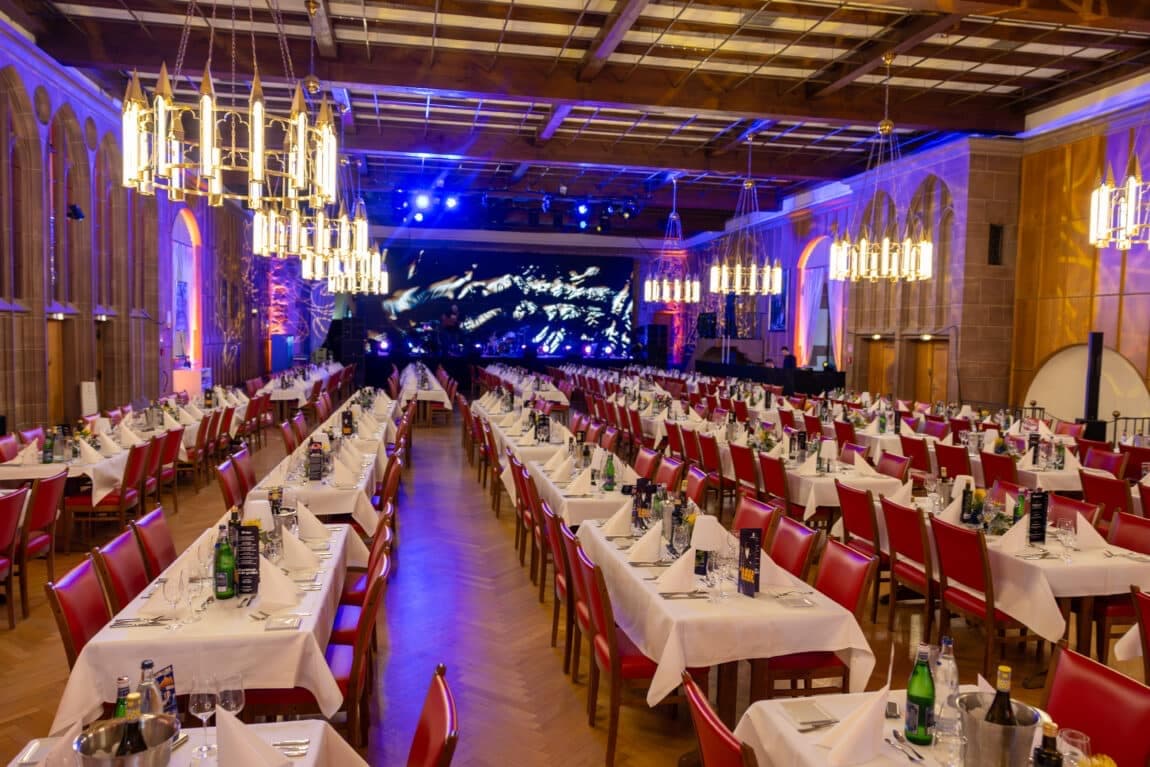 Festsaal im Heidelberger Schloss bei den James Bond Nights